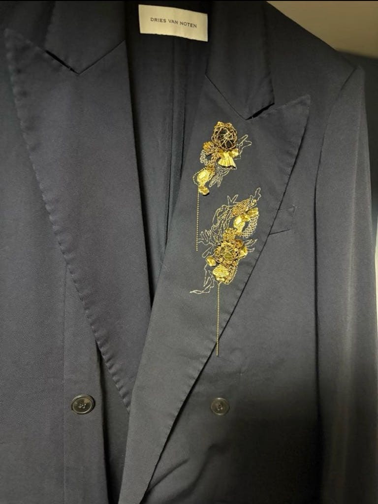 DRIES VAN NOTEN 25ss Embellished Blazer - ARCHIVESTOCK