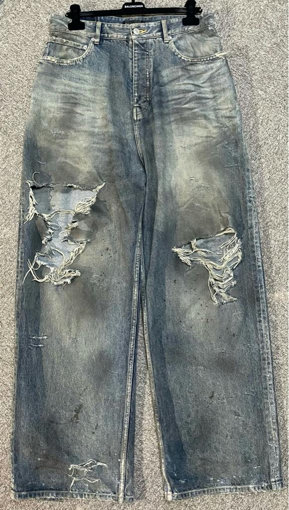 Balenciaga 23SS DESTROY BAGGY PANTS 【S】 - ARCHIVESTOCK