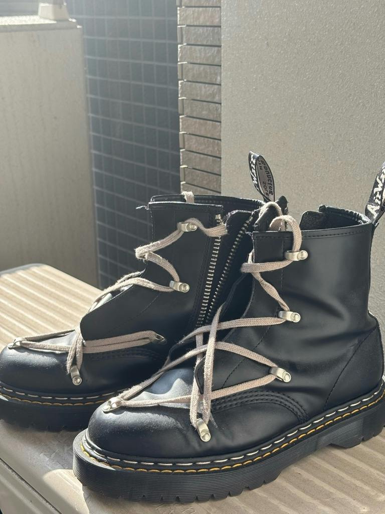 初期】【希少】【アーカイブ】Dr. Martens × Rick Owens コラボ ブーツ 初期】【希少】【アーカイブ】Dr. Martens × Rick Owens コラボ ブーツ