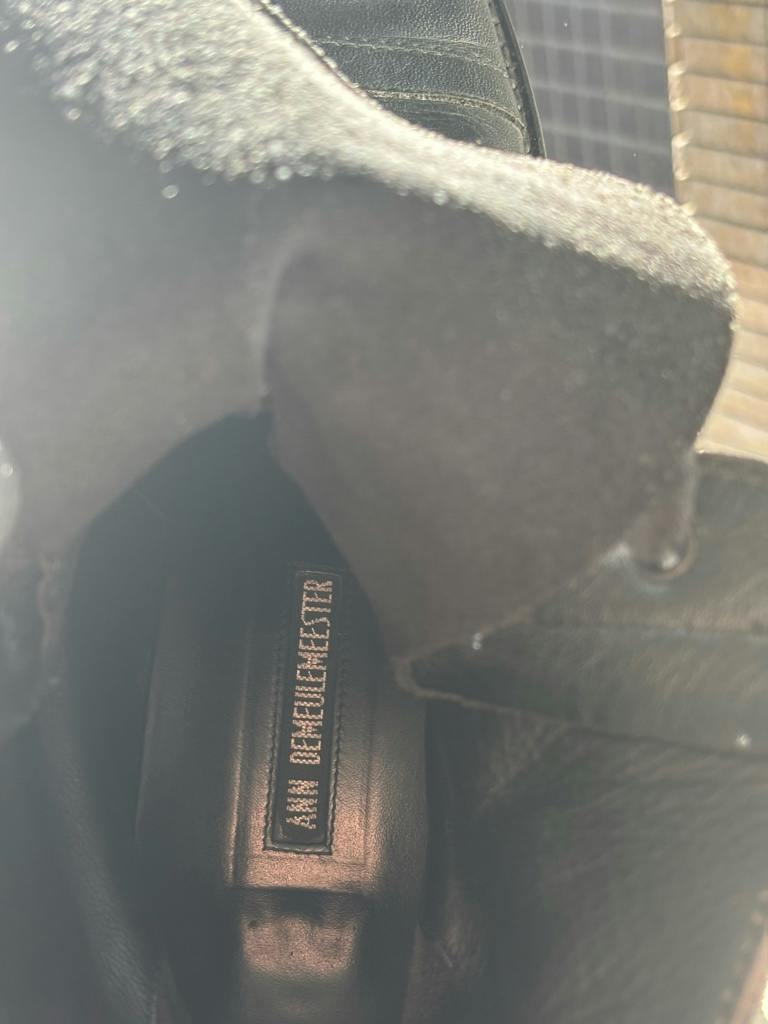 本人着 DADA期Ann Demeulemeester レースアップブーツ レザーブーツ