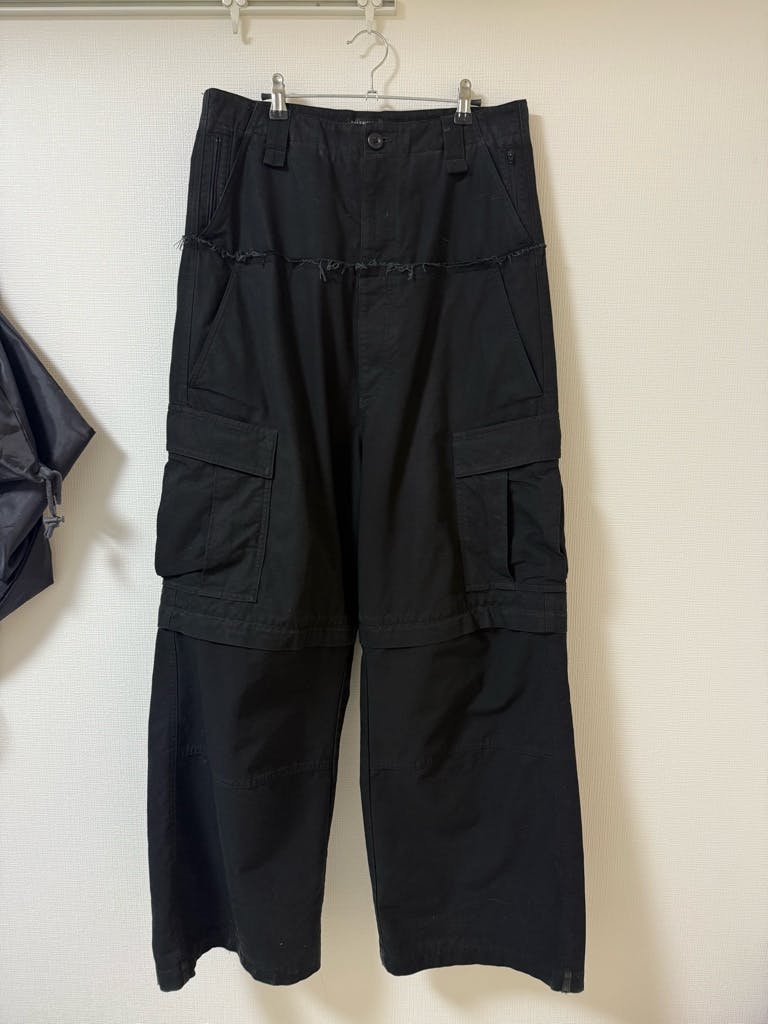 Balenciaga cut up cargo pants - ARCHIVESTOCK