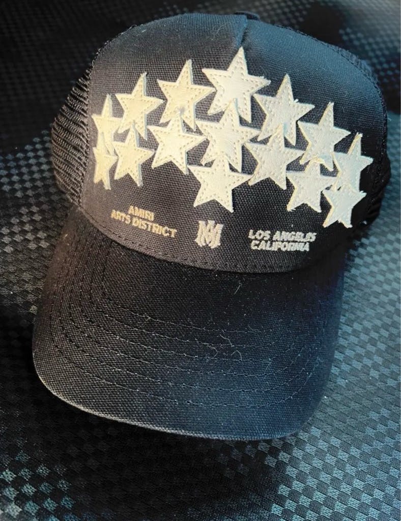 AMIRI STAR TRUCKER HAT スターパッチ キャップ - ARCHIVESTOCK