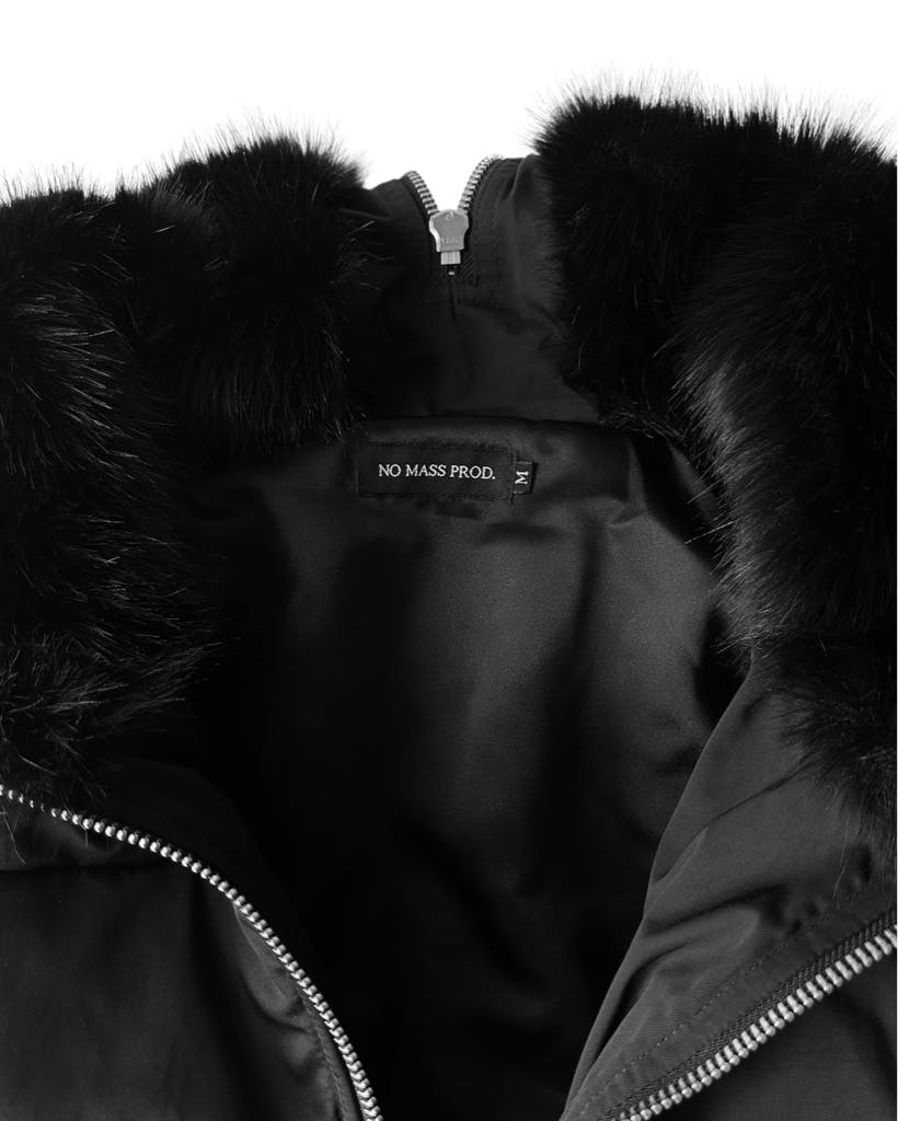 専用〗NO MASS PROD CROPPED FUR BOMBER JACKET - ARCHIVESTOCK