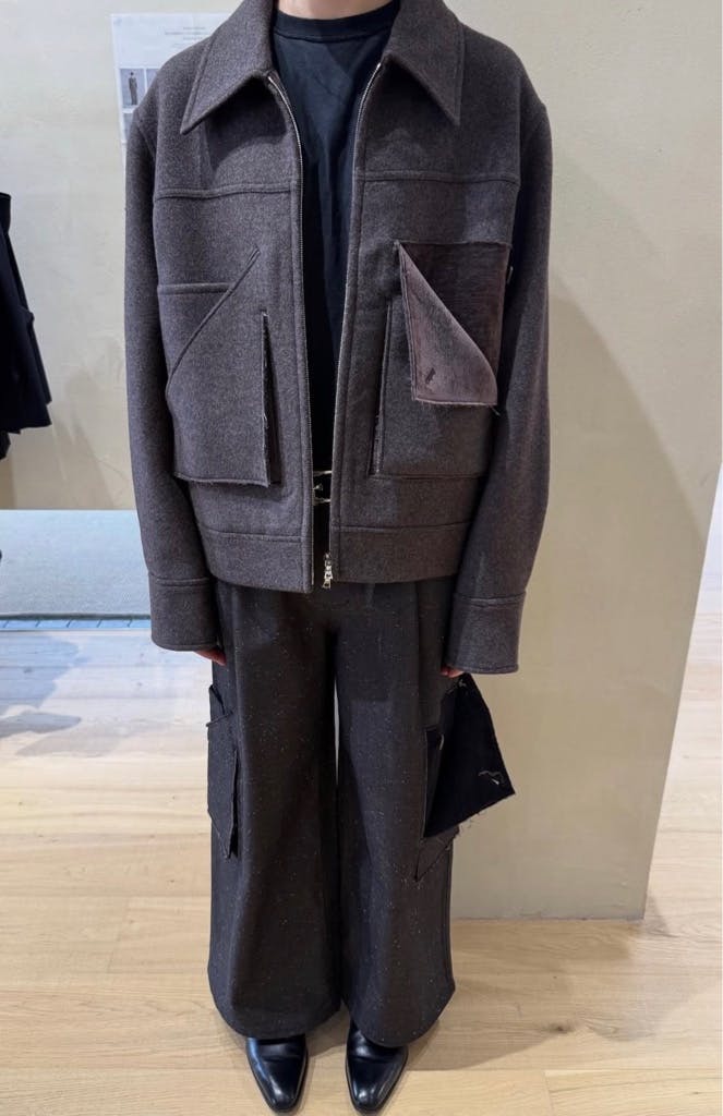 NULLUS 25AW PEELED OFF CARGO TROUSER BROWN 深水光太 - ARCHIVESTOCK