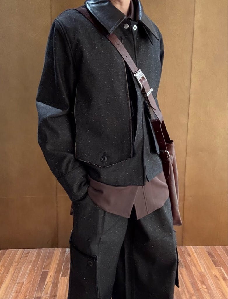 NULLUS 25AW PEELED OFF CARGO TROUSER BROWN 深水光太 - ARCHIVESTOCK