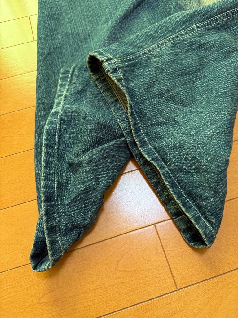 ORIMI OVERLAP BUGGY DENIM PANTS - ARCHIVESTOCK