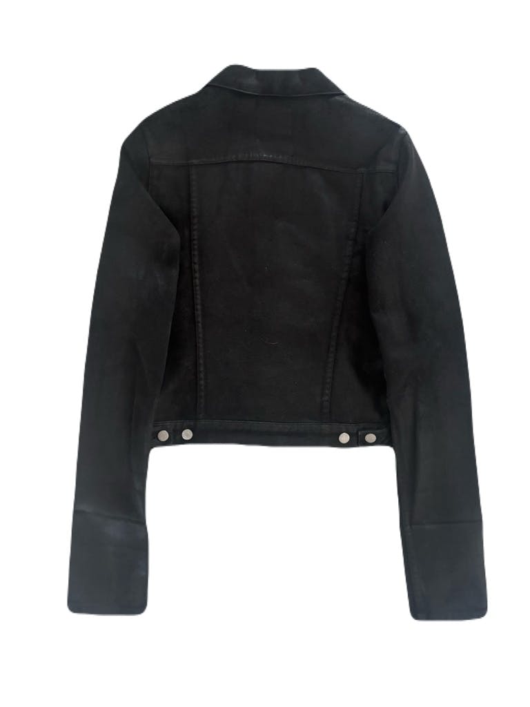 HELMUT LANG 本人期 1999 extra long sleeve coated denim jacket