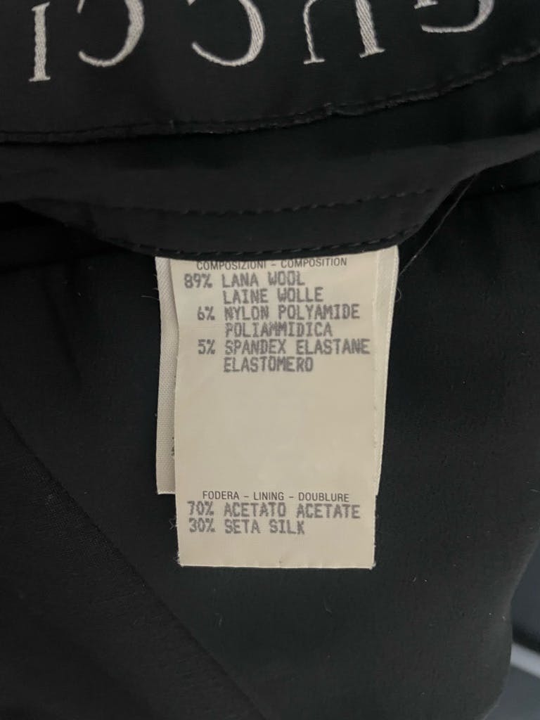 Gucci F/W'97 By Tom Ford Wool Cropped Zip Up Blouson (Archive