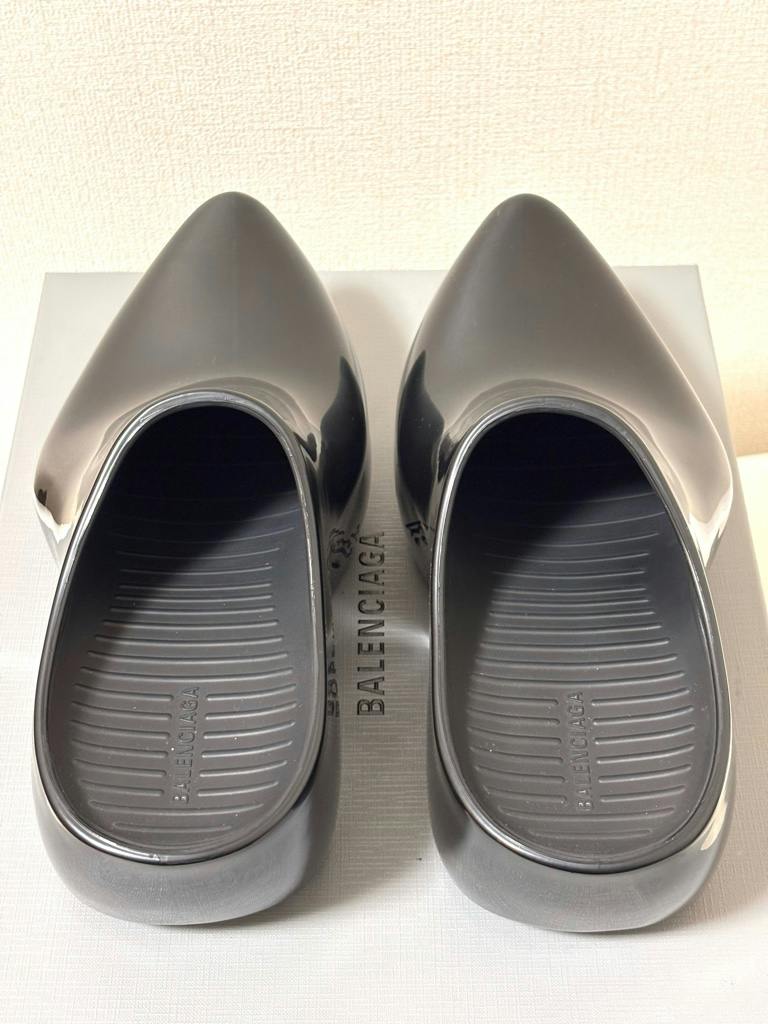 balenciaga techno clog ブラック 光沢 size40 - ARCHIVESTOCK