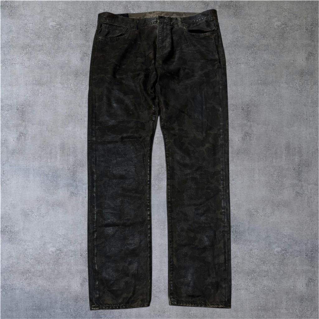 Polo Ralph Lauren black label コーティングデニム Polo Ralph Lauren black label coating denim コーティングデニム