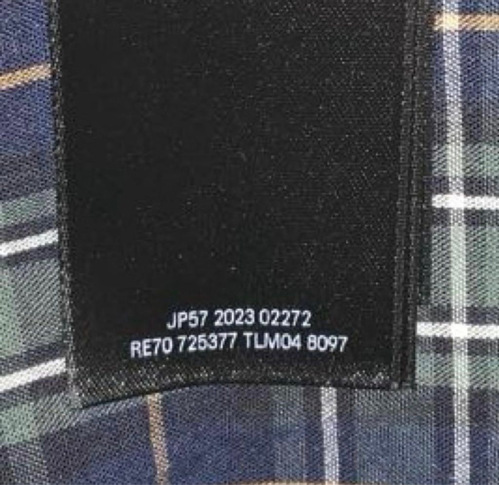 BALENCIAGA 23AW Check shirts / バレンシアガ バックロゴ チェック