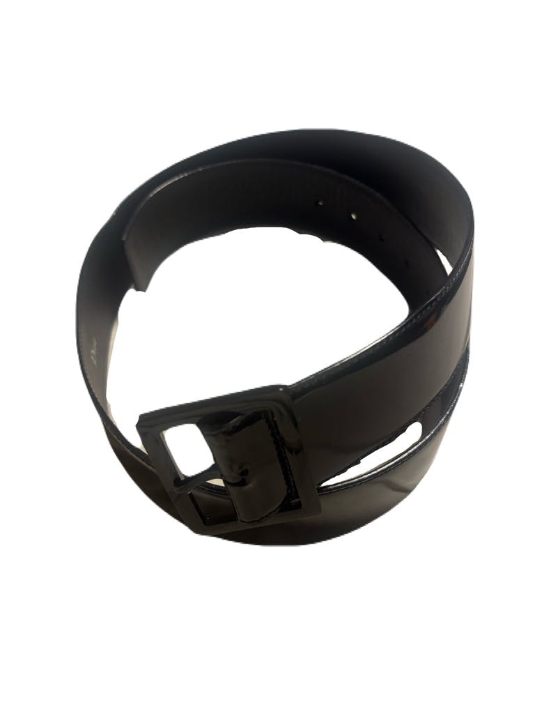 【エディ期】Dior Homme黒 レザーパテントベルト Dior HOMME エディ期 パテントレザー ベルト - ARCHIVESTOCK