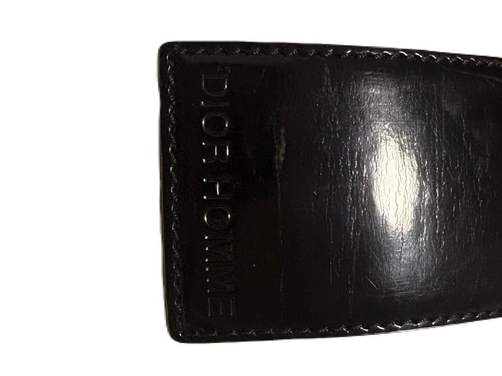 Dior HOMME エディ期 パテントレザー ベルト - ARCHIVESTOCK