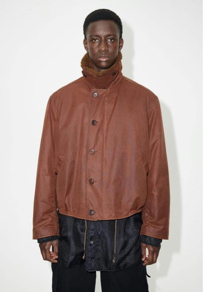 OUR LEGACY GRIZZLY JACKET Oxblood 48 - ARCHIVESTOCK