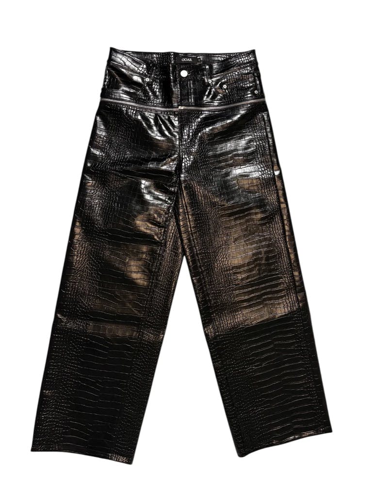 showy victor着用サイズ】goar archive レザーパンツ XL - ARCHIVESTOCK