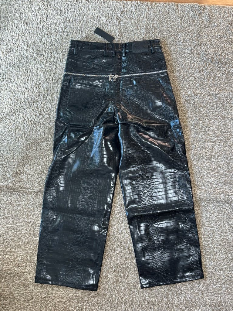 showy victor着用サイズ】goar archive レザーパンツ XL - ARCHIVESTOCK