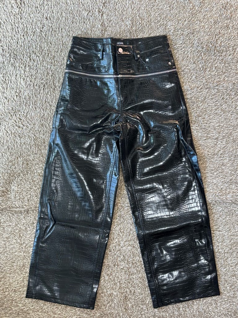 showy victor着用サイズ】goar archive レザーパンツ XL - ARCHIVESTOCK