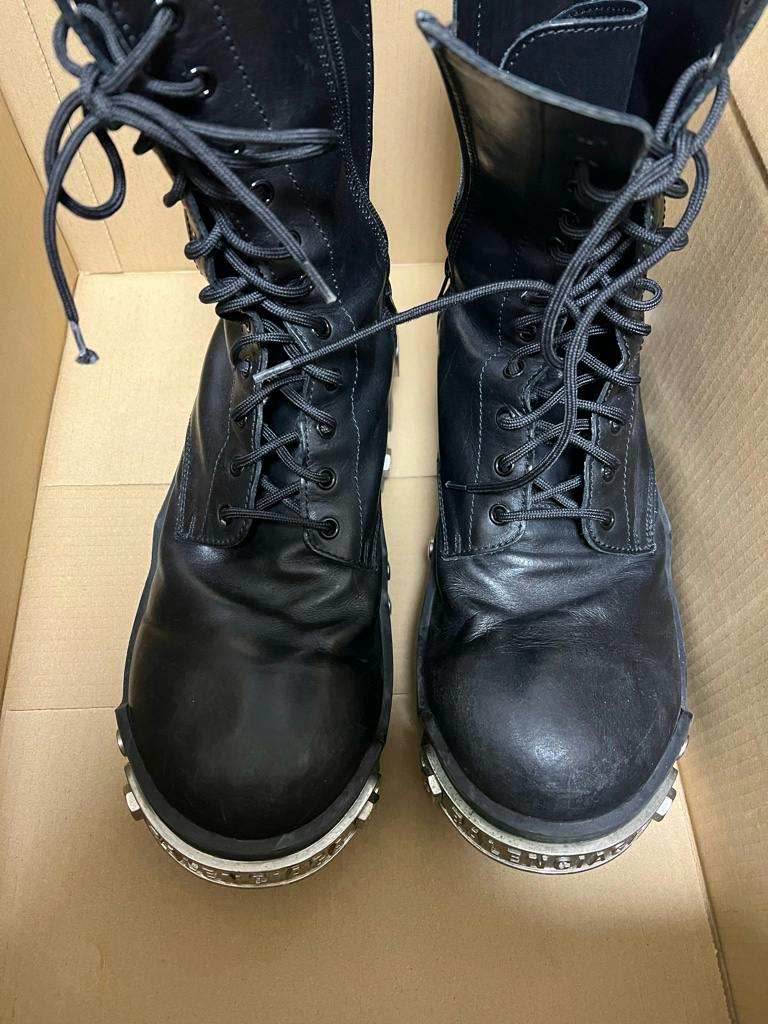 鑑定済み 正規品 BALENCIAGA BULLDOZER レースアップブーツ - ARCHIVESTOCK