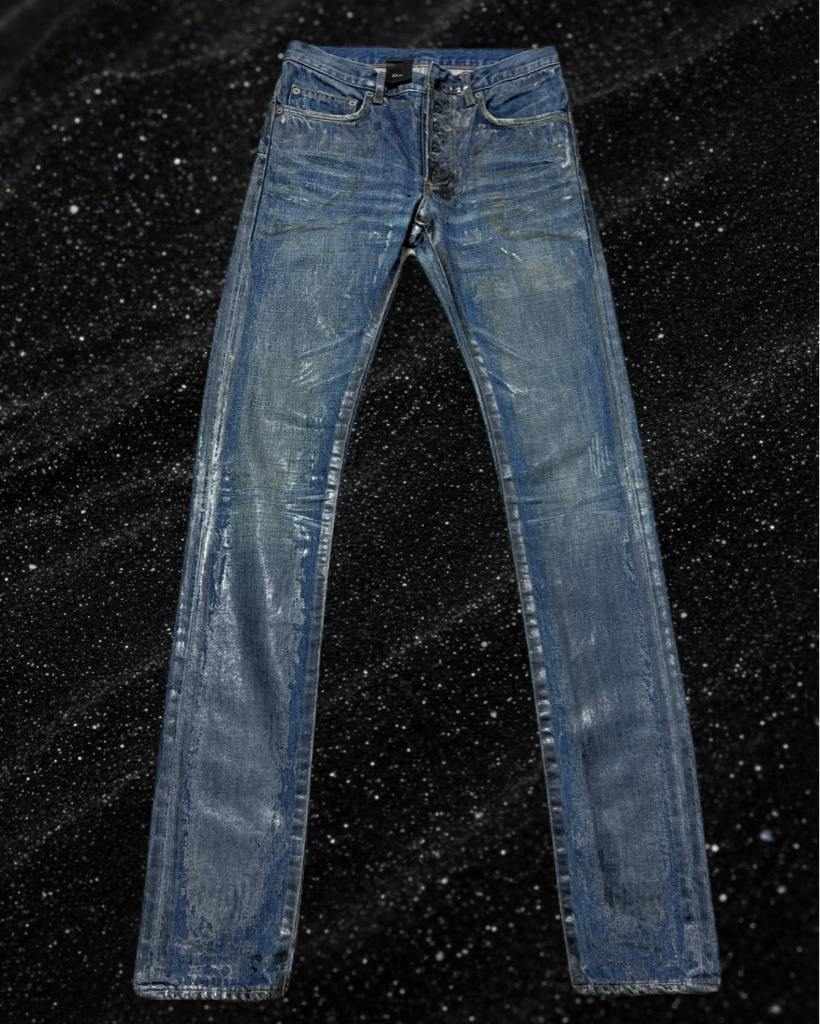 Dior homme luster crew mark ラスター 爪痕 デニム - ARCHIVESTOCK