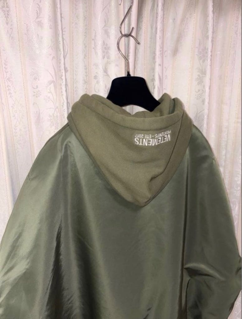 VETEMENTS 17AW ALPHA MA-1 Olive Black - ARCHIVESTOCK