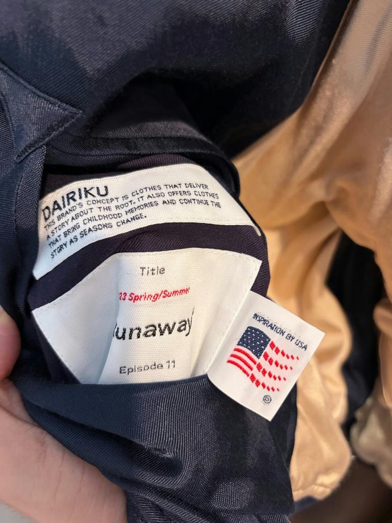 DAIRIKU 23ss Japan Ska Jamper Navy&Pink - ARCHIVESTOCK