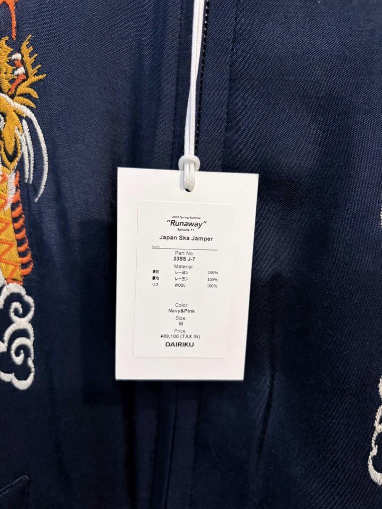 ジャケット・アウター DAIRIKU 23ss Japan Ska Jamper Navy&Pink DAIRIKU 23ss Japan Ska Jamper Navy&Pink - ARCHIVESTOCK