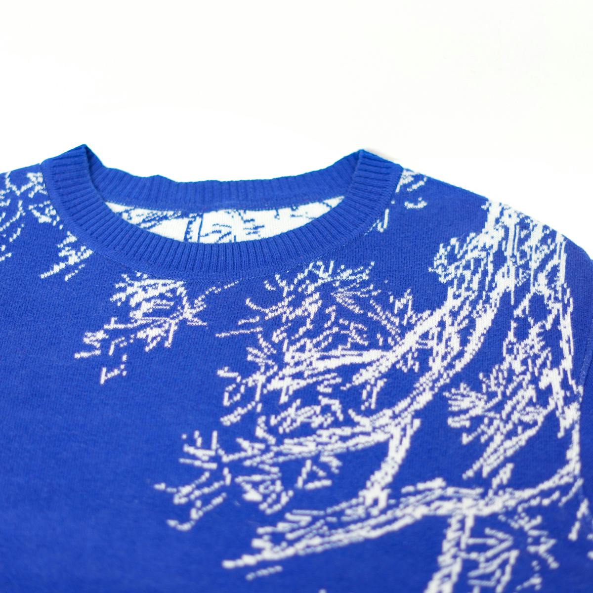YOHJI YAMAMOTO POUR HOMME 2018SS TREE PATTERN KNIT - ARCHIVESTOCK