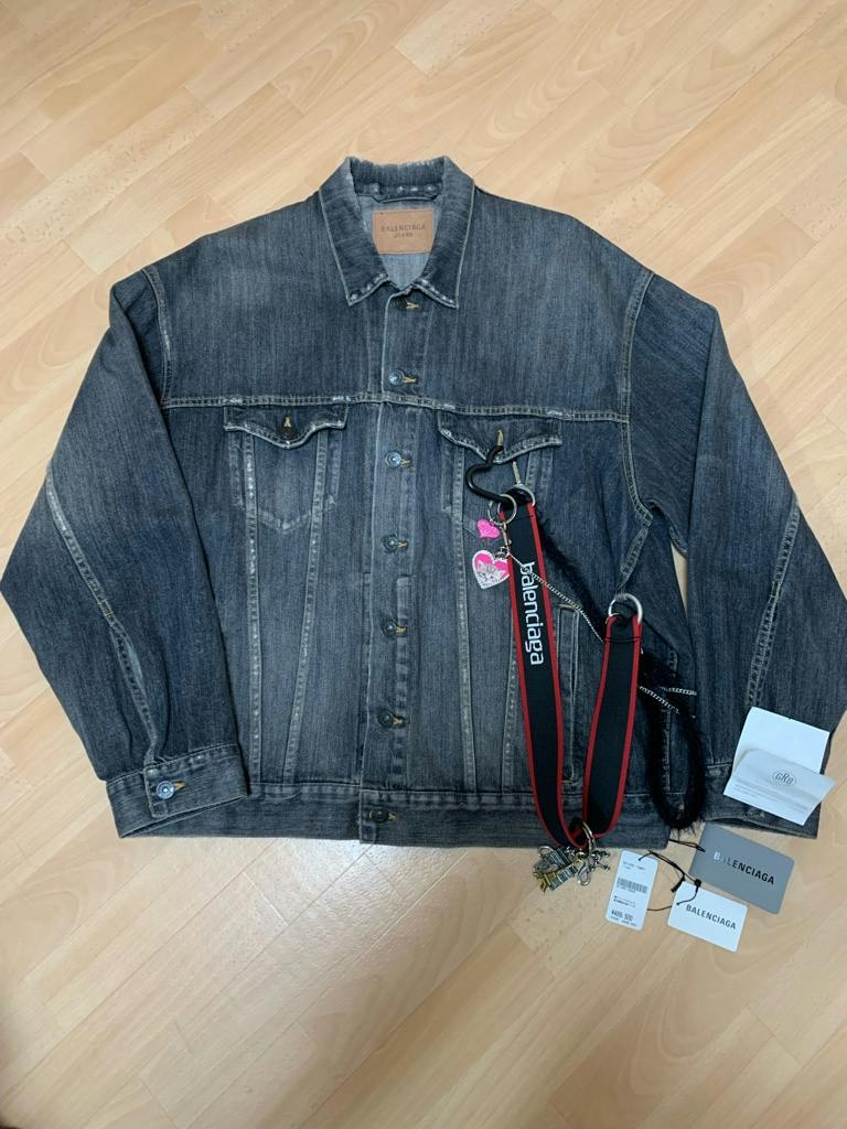 BALENCIAGA オーバーサイズ チャーム デニム ジャケット - ARCHIVESTOCK