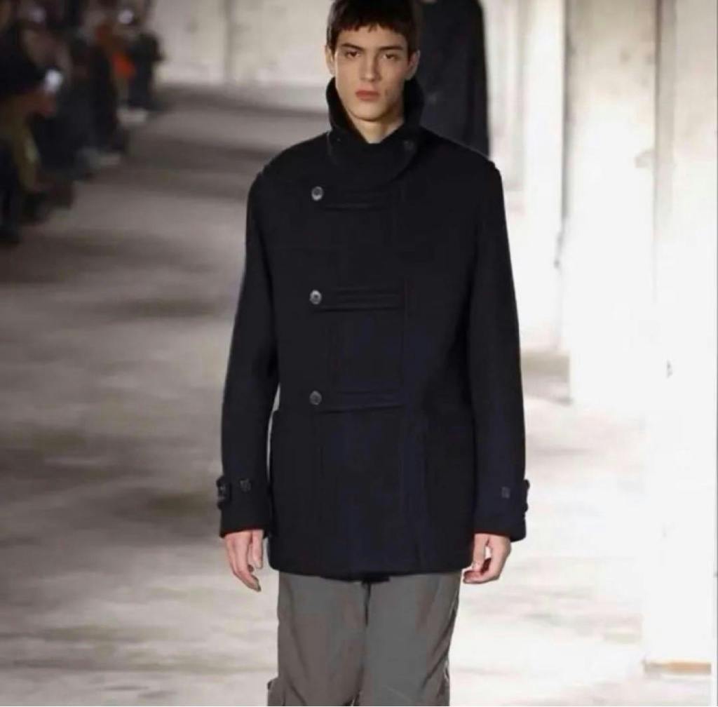 dries van noten 24aw ブラック クロップド ダッフルコート - ARCHIVESTOCK