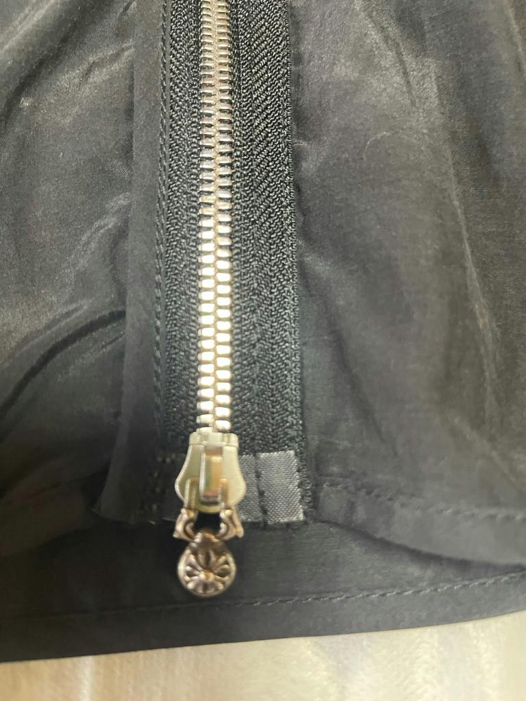 クロムハーツ Chrome Hearts サイズLシルクジップアップベスト