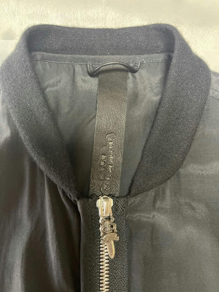 クロムハーツ Chrome Hearts　 サイズＭ. シルクジップアップベスト クロムハーツ Chrome Hearts サイズLシルクジップアップベスト