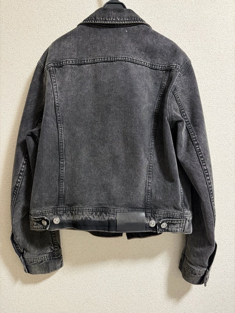 Our Legacy RODEO JACKET Overdyed Black Chain Twill サイズ46