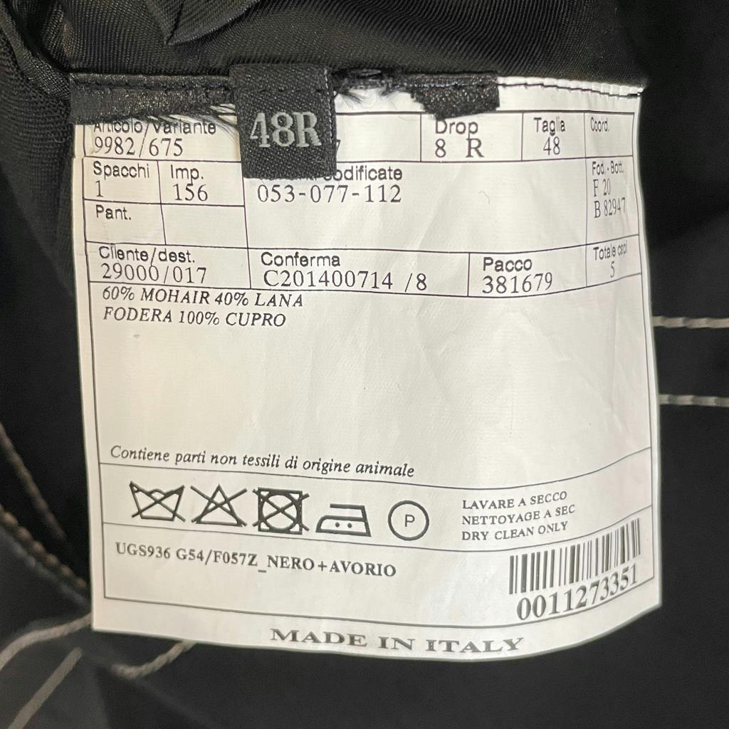 美品 プラダ 15ss 0番ステッチ テーラード ジャケット prada 黒