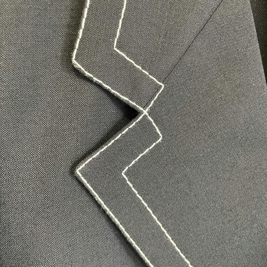 美品 プラダ 15ss 0番ステッチ テーラード ジャケット prada 黒