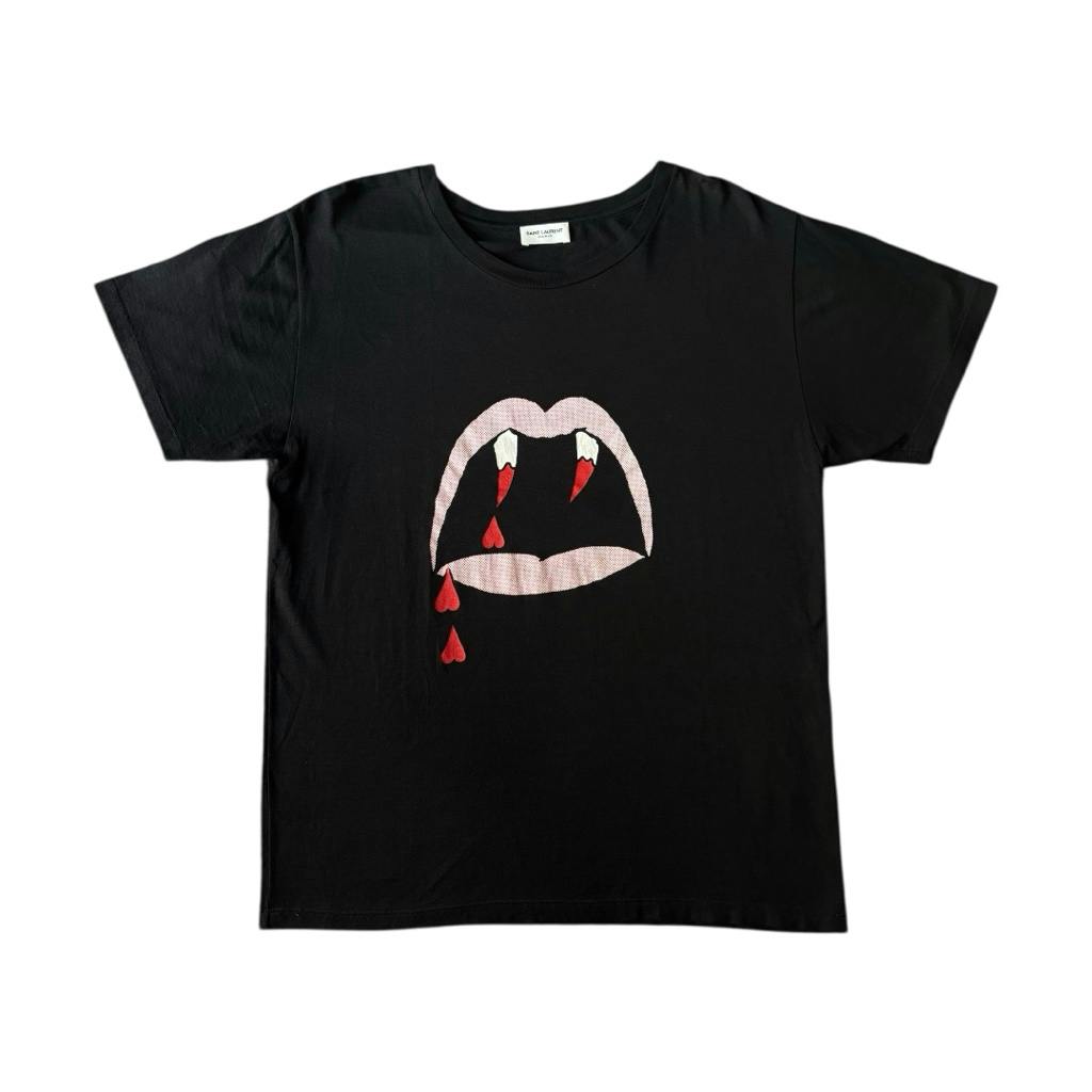 名作 Saint Laurent 14ss エディ期 ブラッドラスター SAINT LAURENT 14SS ブラッドラスター Tシャツ - ARCHIVESTOCK