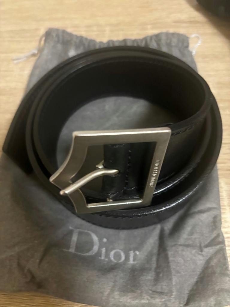 dior バックル 良品 クリスチャンディオール Dバックル ベルト