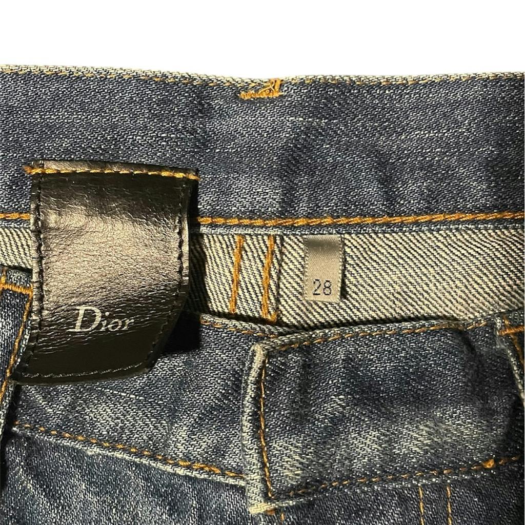06AW エディ期 DIOR HOMME 爪痕 スキニーデニム 28 - ARCHIVESTOCK