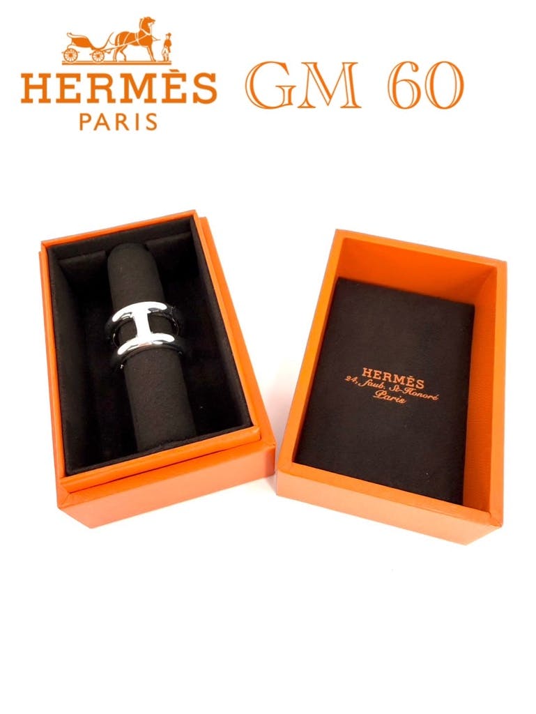 エルメス HERMES オスモズ リング 指輪 GM 60 20号 シルバー