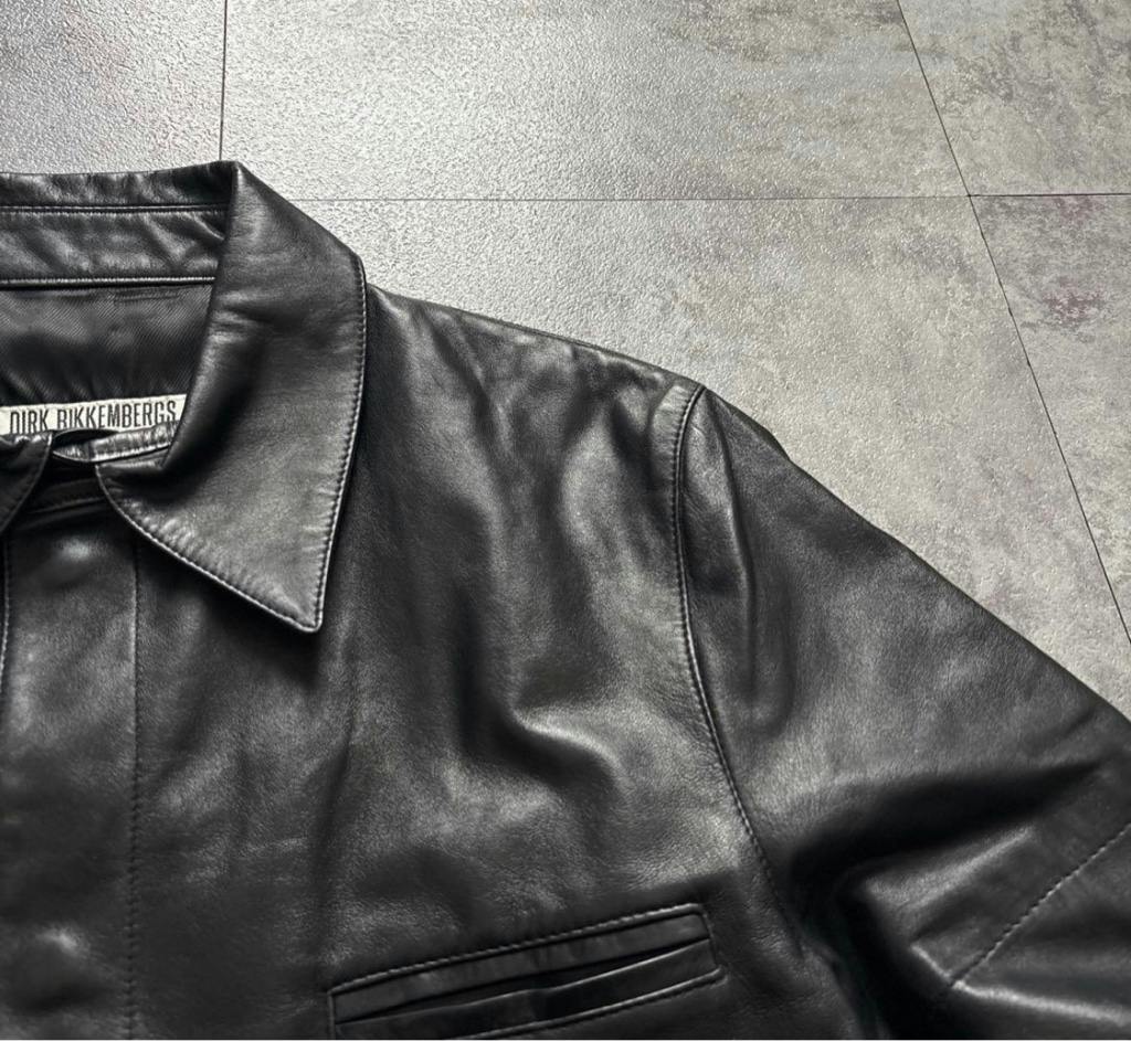 DIRK BIKKEMBERGS シャツ archive archive dirk bikkembergs leather shirt - ARCHIVESTOCK