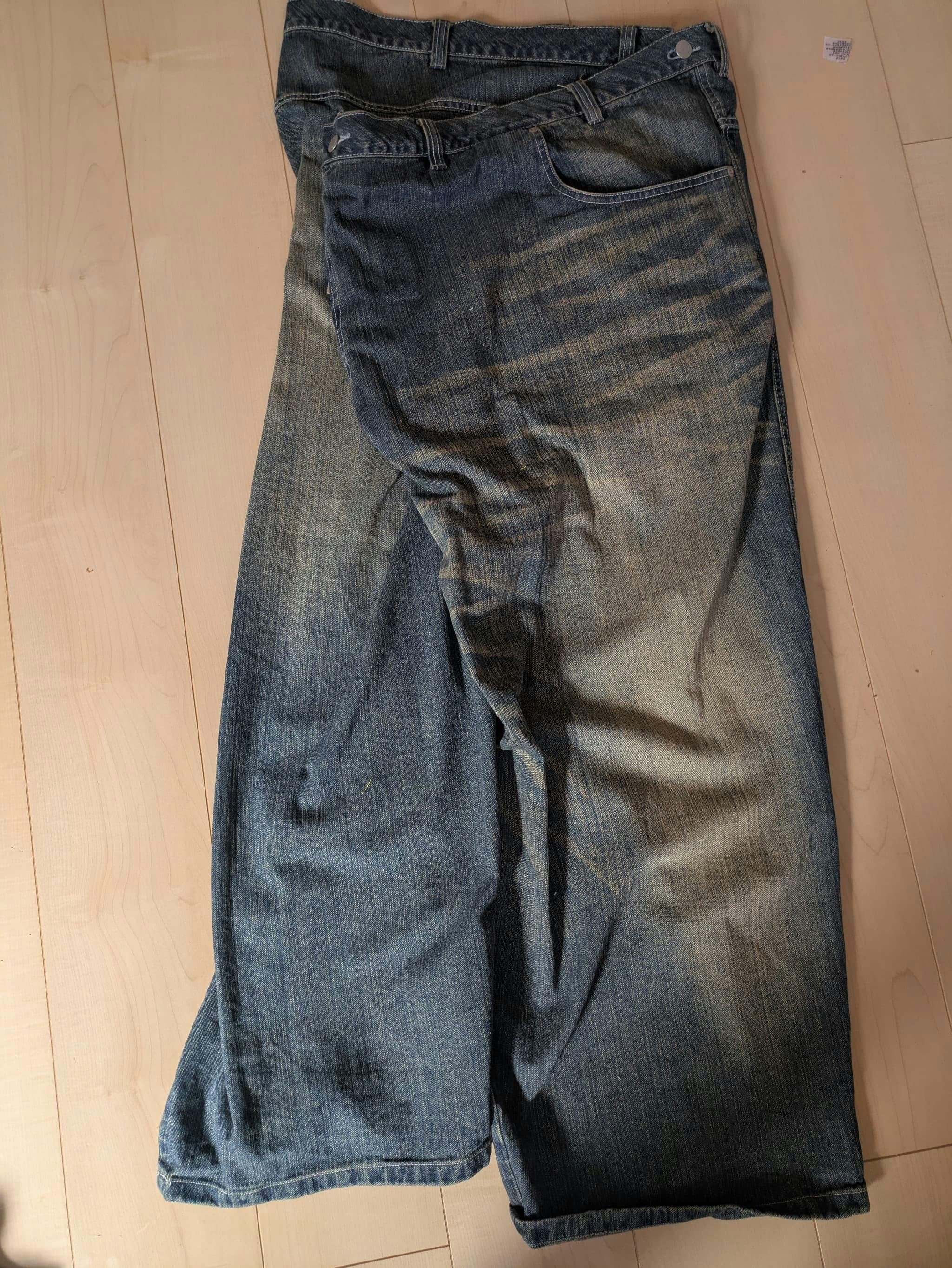 ORIMI OVERLAP BUGGY DENIM PANTS25 aw SUPER O-RING PANT BLUE DENIM