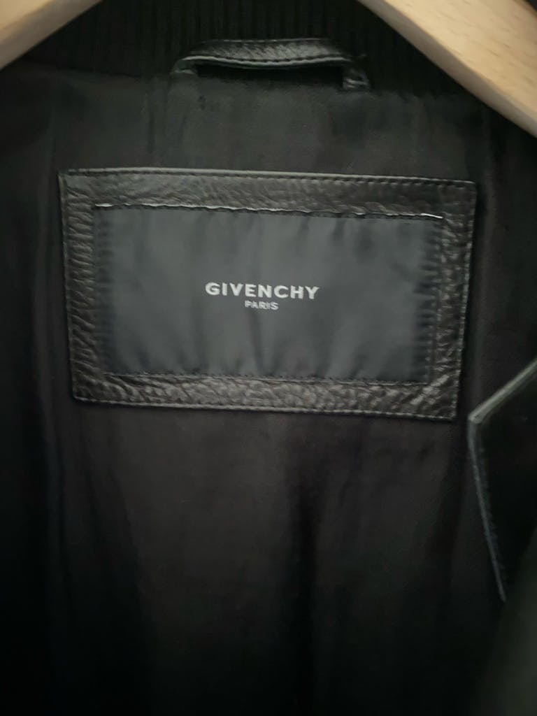 Givenchy 13AW レザージャケット 八の字ジップ リカルド・ティッシ