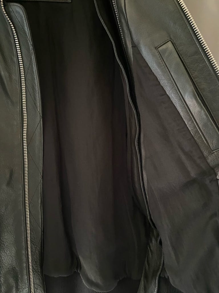 Givenchy 13AW レザージャケット 八の字ジップ リカルド・ティッシ