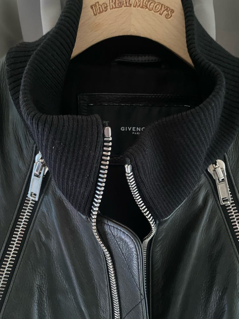 Givenchy 13AW レザージャケット　八の字ジップ　リカルド・ティッシ Givenchy 13AW レザージャケット 八の字ジップ リカルド・ティッシ
