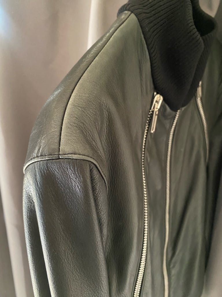Givenchy 13AW レザージャケット 八の字ジップ リカルド・ティッシ