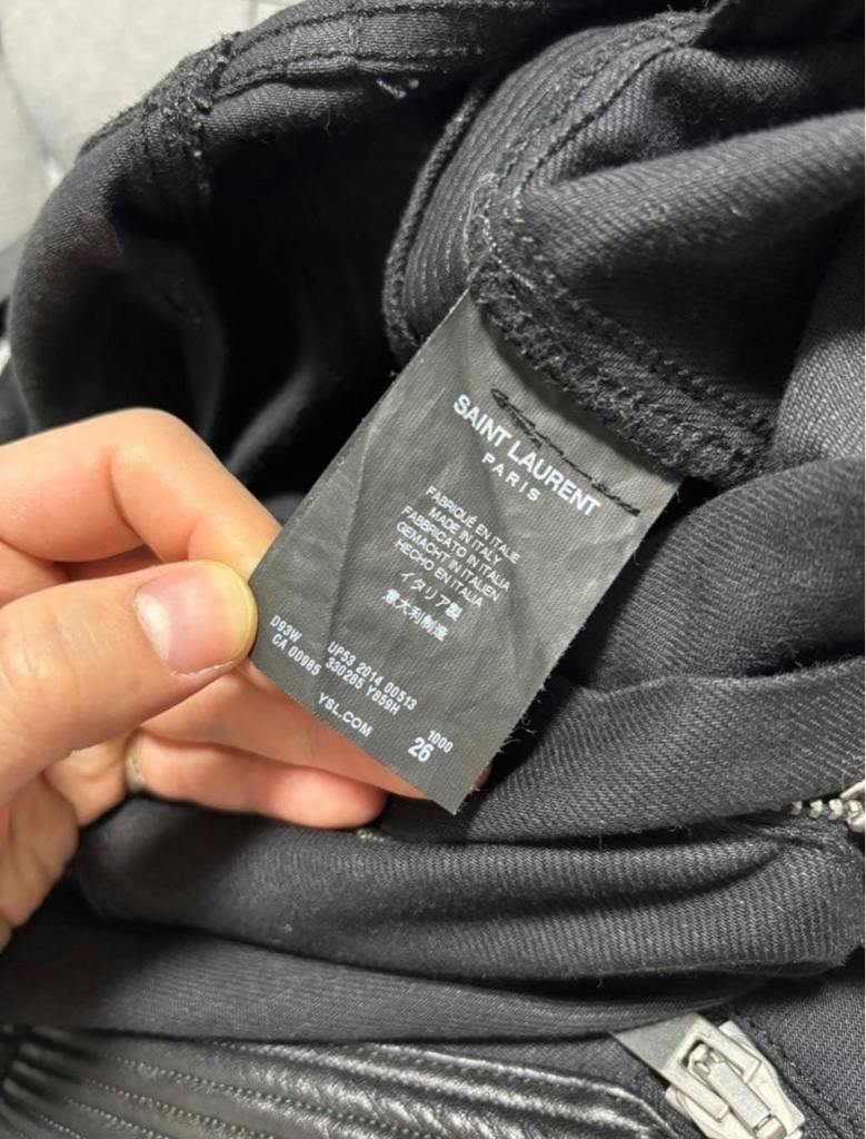SAINT LAURENT PARIS 14AW バイカーパンツ エディ期 - ARCHIVESTOCK