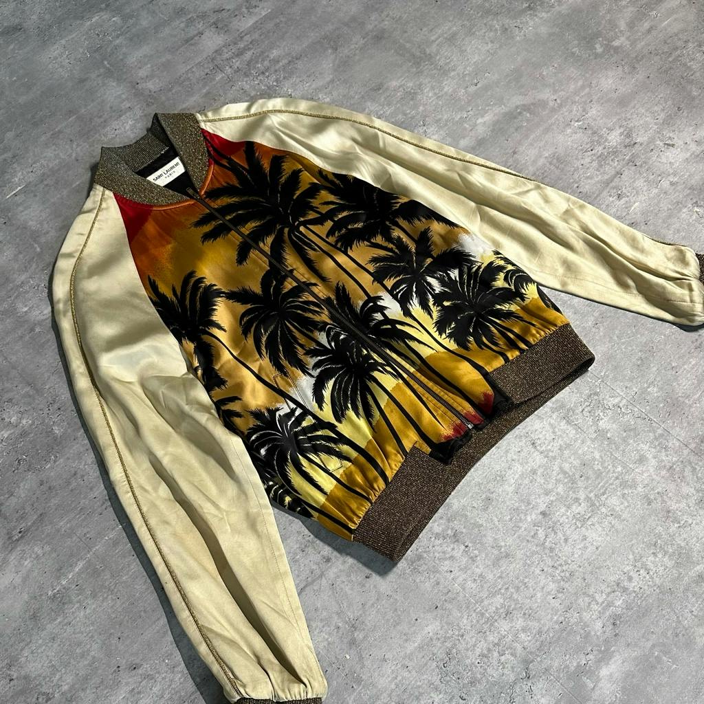 Saint Laurent Paris エディ期　パームツリー　スカジャン Saint Laurent Paris エディ期 パームツリー スカジャン - ARCHIVESTOCK
