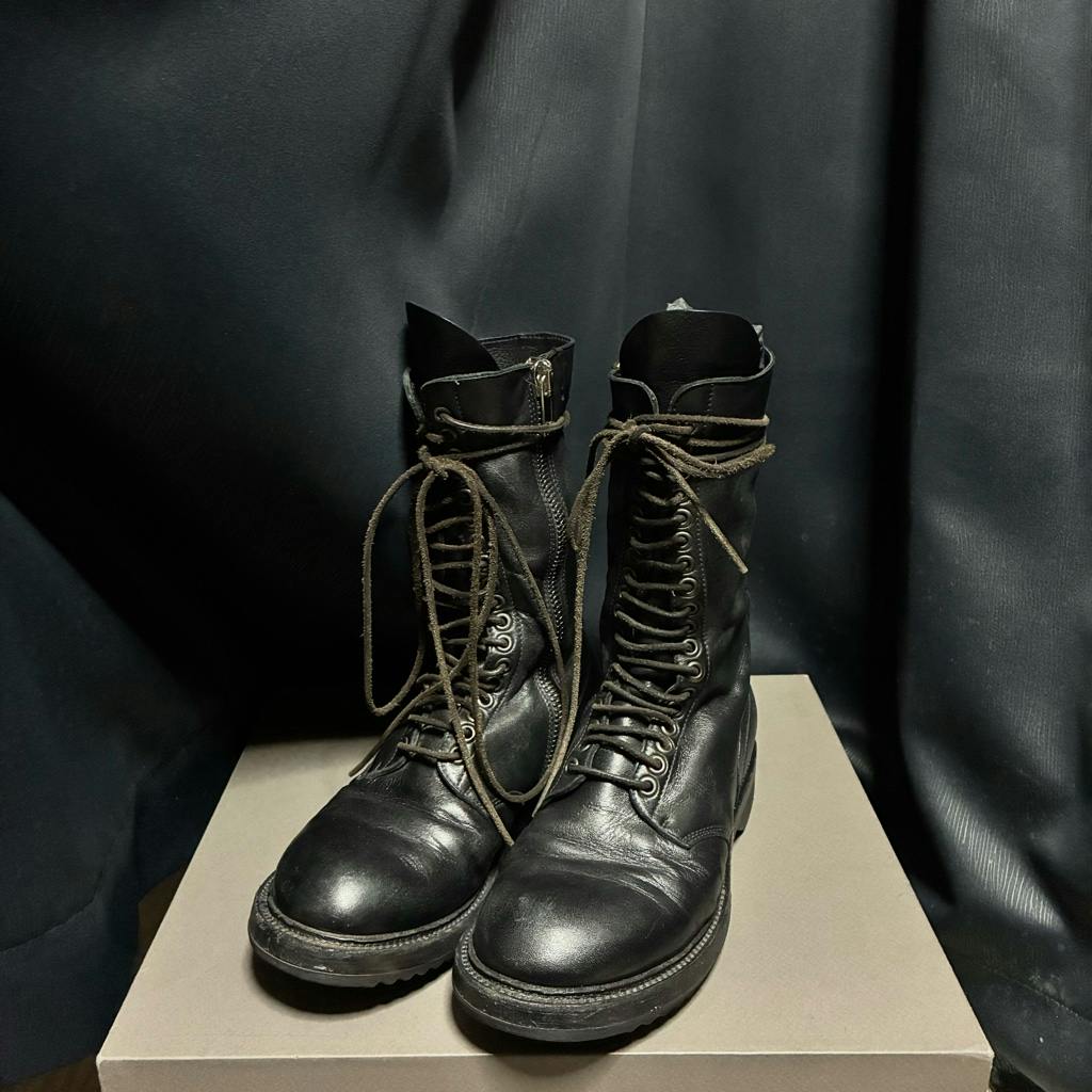 rick owens army boots コンバットブーツ - ARCHIVESTOCK