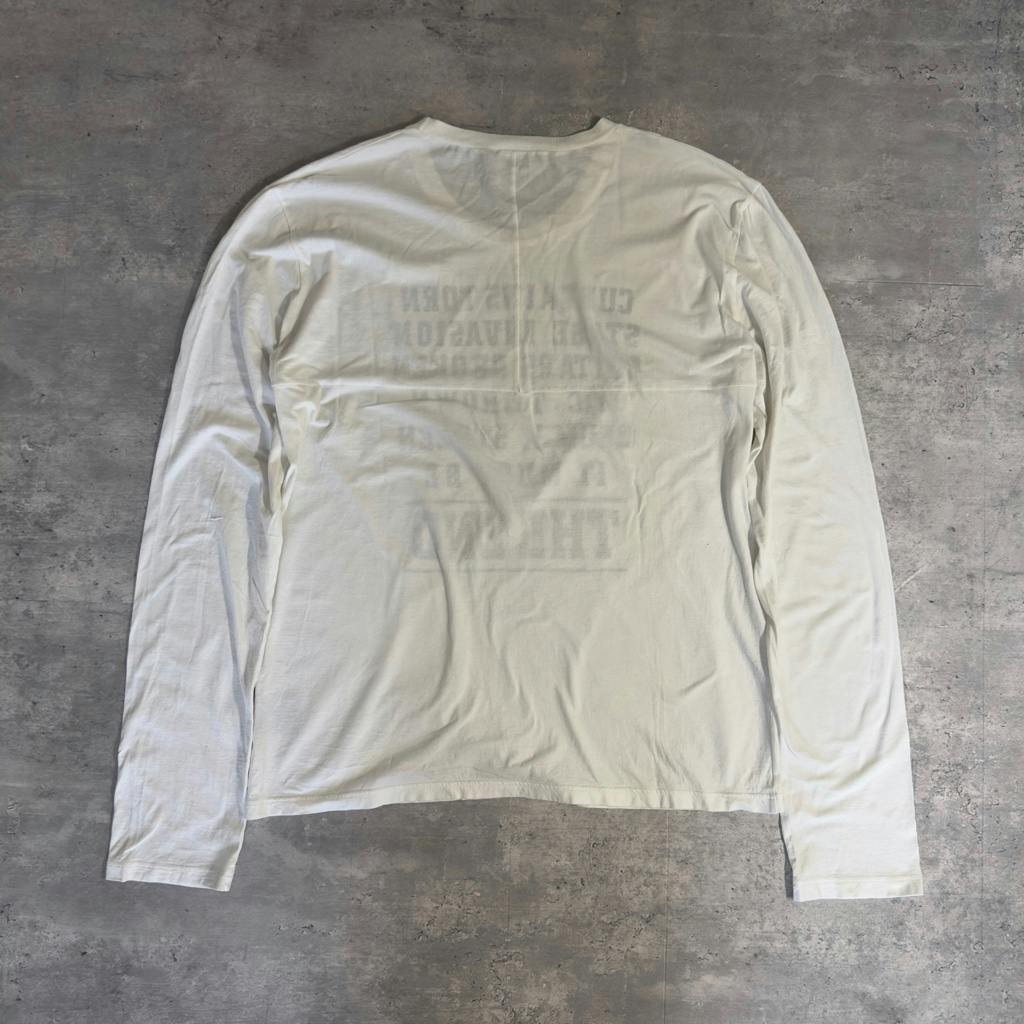 Dior Homme エディ期 the end Tシャツ ロングTシャツ 白 - ARCHIVESTOCK