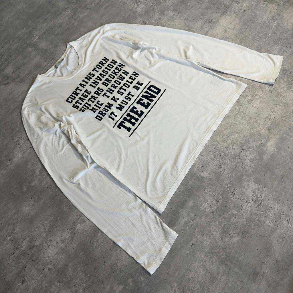 Dior Homme エディ期 the end Tシャツ ロングTシャツ 白 - ARCHIVESTOCK