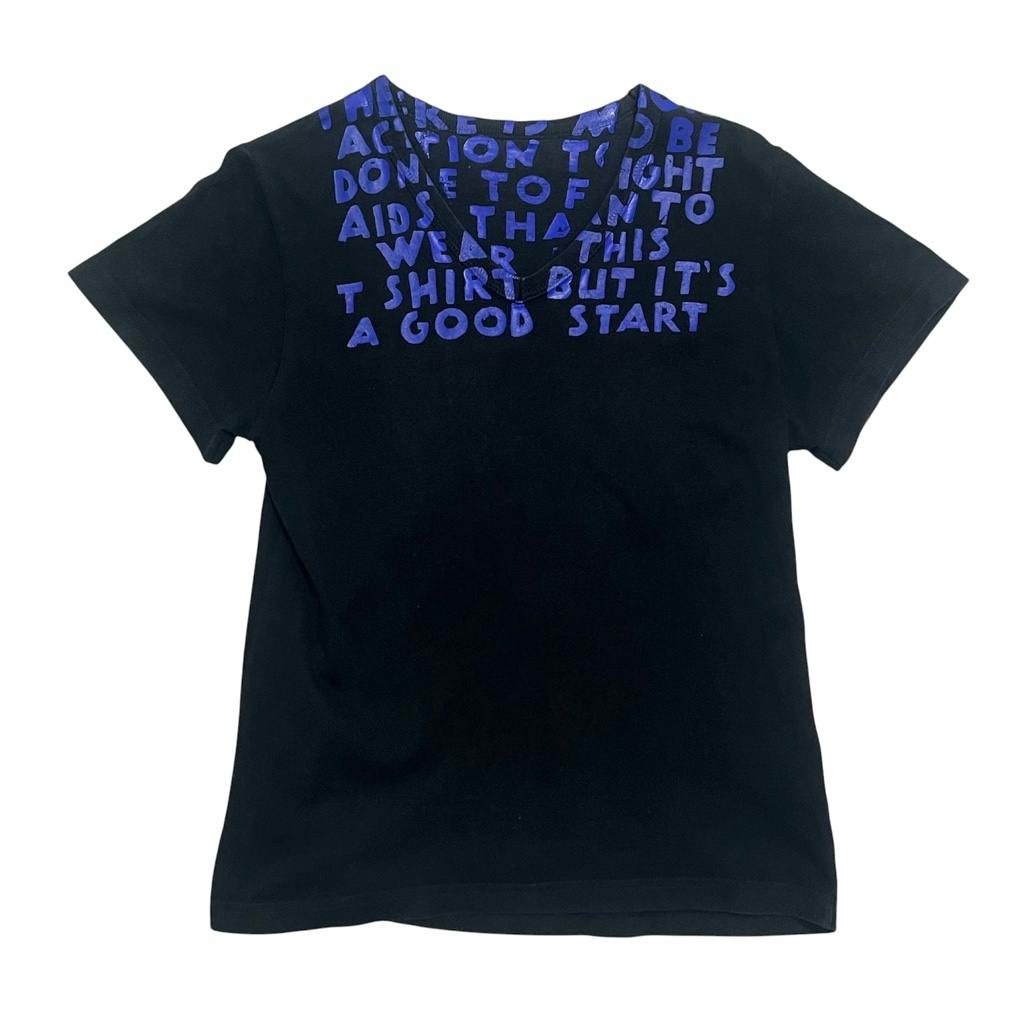 Maison Martin Margiela AIDS Tシャツ ここのえ期 初期 ブラック
